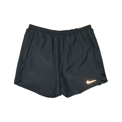 NIKE MILER 1.0 T-SHIRT & CHALLENGER SHORTS (5 INCH BRIEF LINING) - MAROON & BLACK