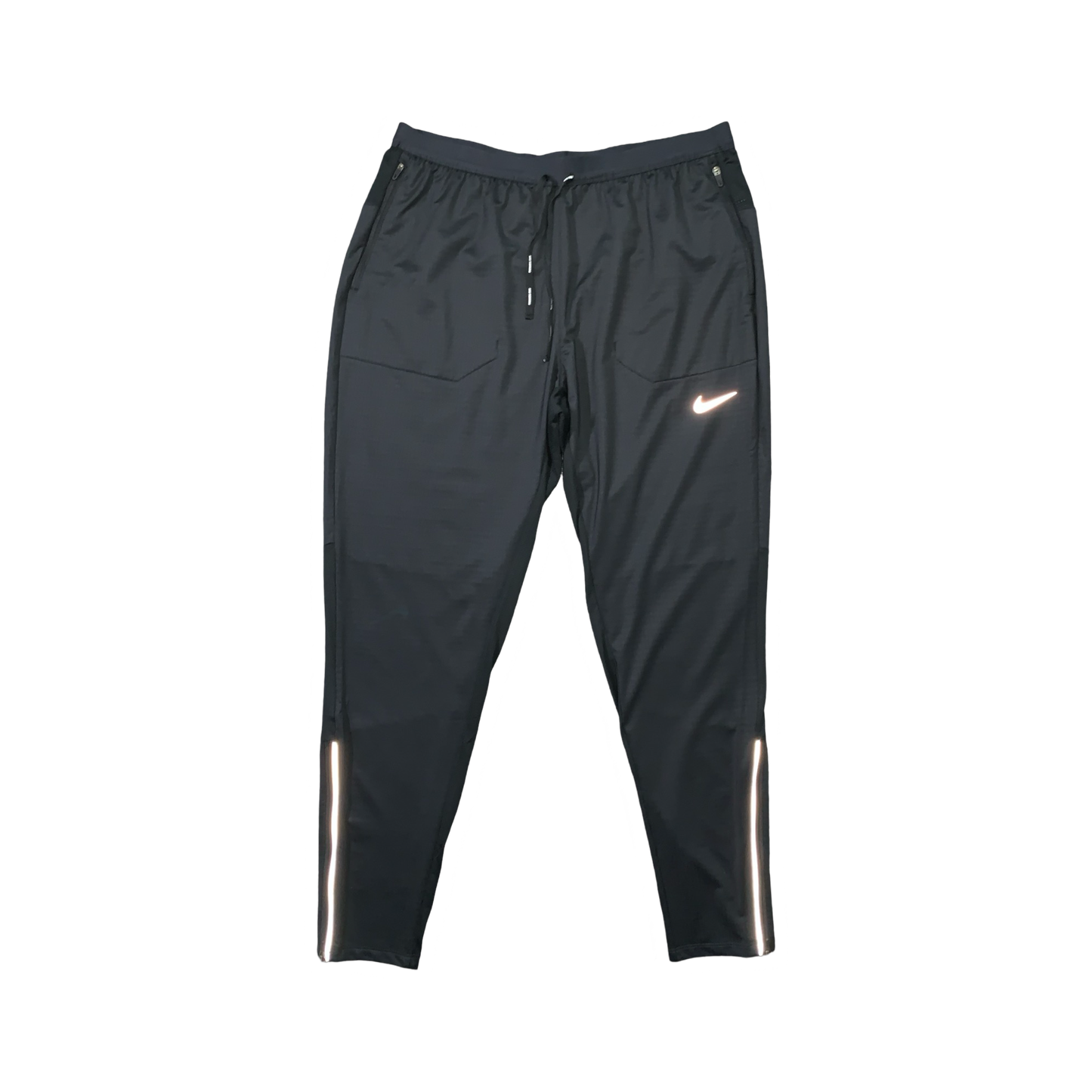 NIKE MILER 1.0 T-SHIRT & PHENOM ELITE PANTS - WHITE & BLACK