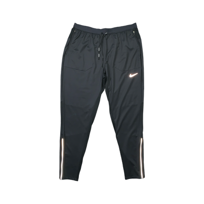 NIKE MILER 1.0 T-SHIRT & PHENOM ELITE PANTS - WHITE & BLACK