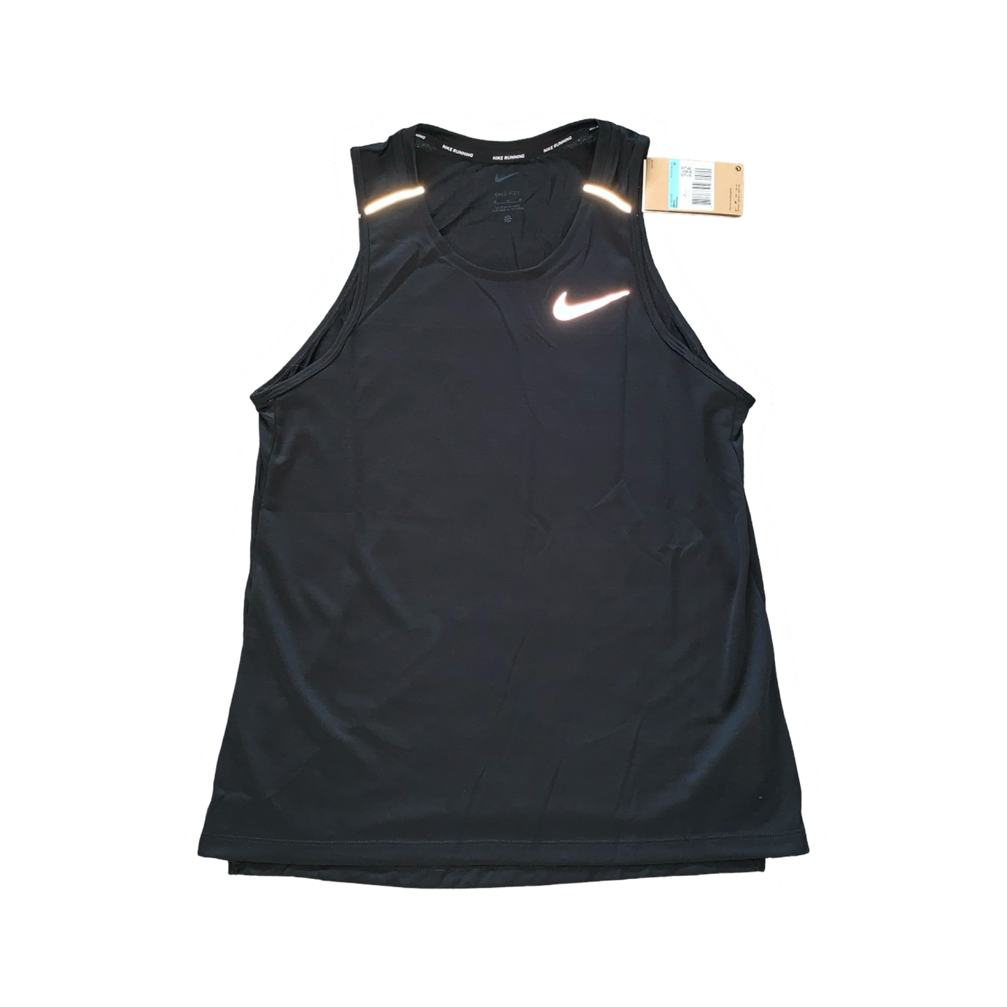 NIKE MILER 1.0 TANK TOP - BLACK