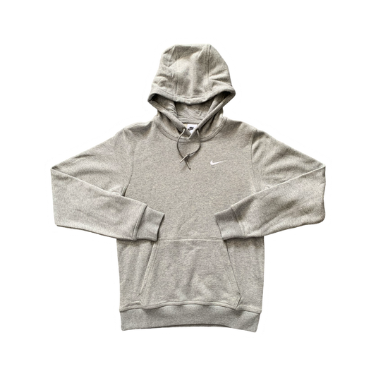 NIKE CLUB SWOOSH HOODIE - GREY