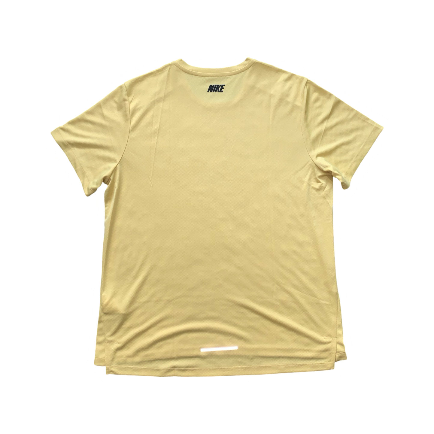 NIKE MILER GRAPHIC T-SHIRT - YELLOW