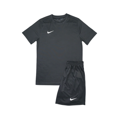 NIKE DRIFIT T-SHIRT & SHORTS - BLACK