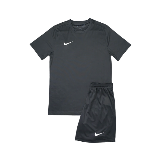 NIKE DRIFIT T-SHIRT & SHORTS - BLACK