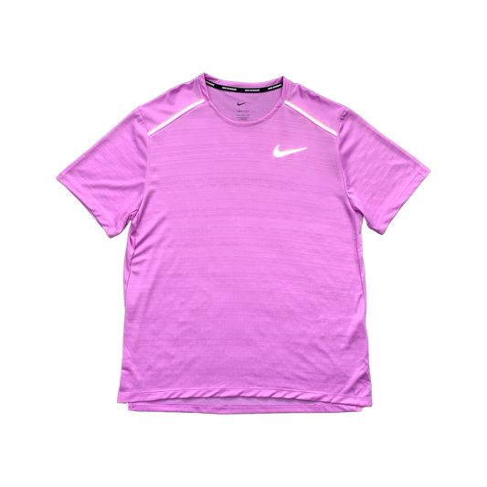 NIKE MILER 1.0 T-SHIRT - RUSH FUCHSIA