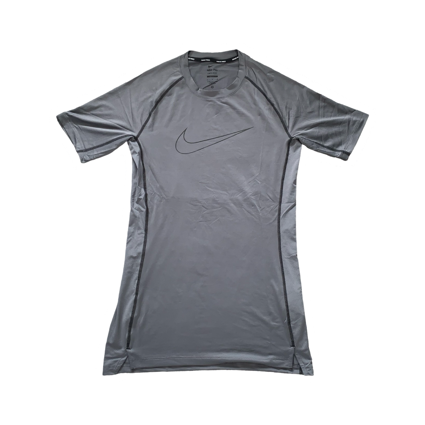 NIKE PRO COMPRESSION T-SHIRT - GREY