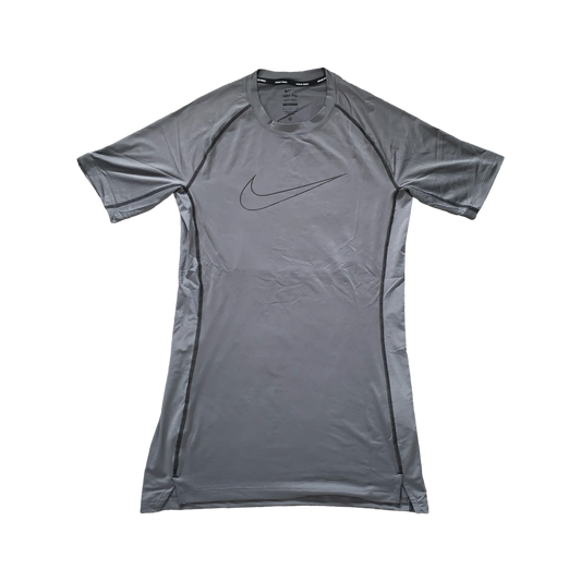 NIKE PRO COMPRESSION T-SHIRT - GREY