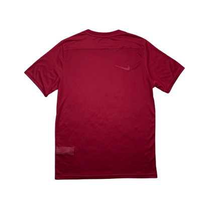 NIKE DRIFIT T-SHIRT & SHORTS - RED & WHITE