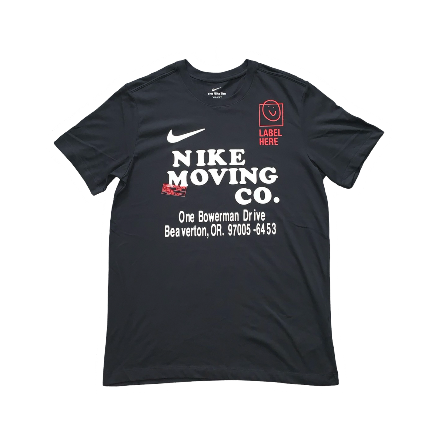 NIKE TRAINING GRAPHIC T-SHIRT - BLACK