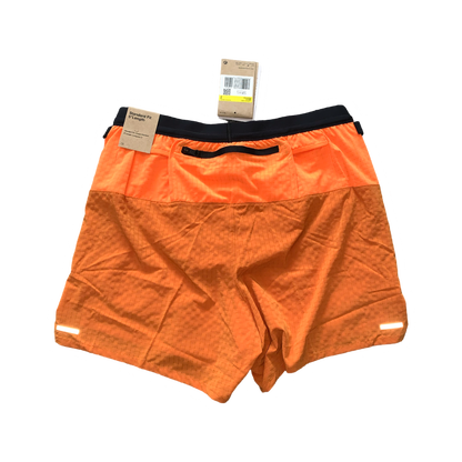 NIKE FLEX STRIDE TRAIL SHORTS (5 INCH BRIEF LINING) - ORANGE