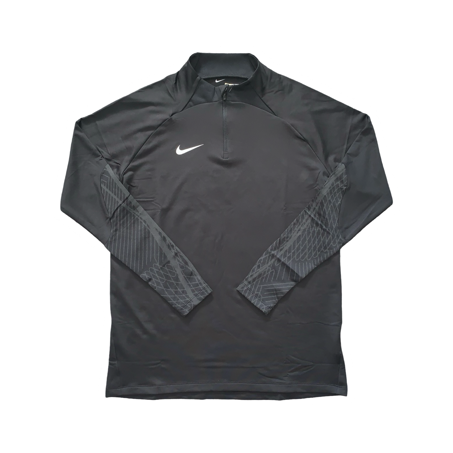 NIKE DRIFIT STRIKE DRILL TOP - BLACK