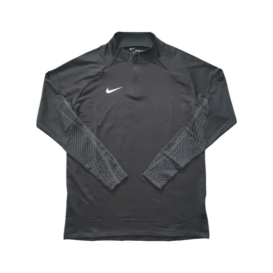 NIKE DRIFIT STRIKE DRILL TOP - BLACK