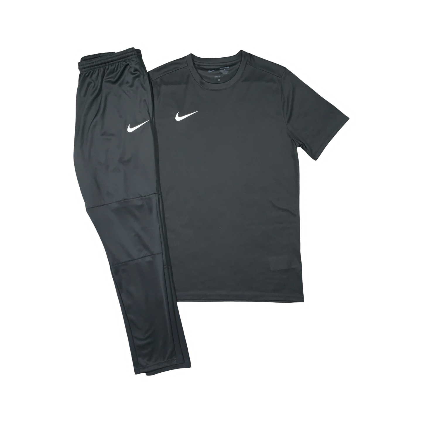 NIKE DRIFIT T-SHIRT & PANTS - BLACK