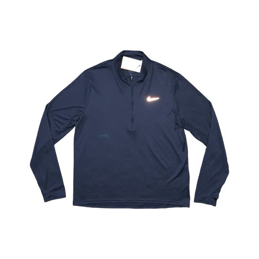 NIKE PACER HALF ZIP RUNNING TOP - OBSIDIAN